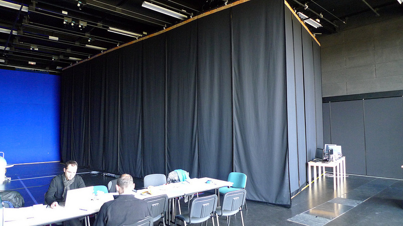 Matérialisation d'une des salles d'accueil à Erasme Matérialisation d'une des salles d'accueil à Erasme