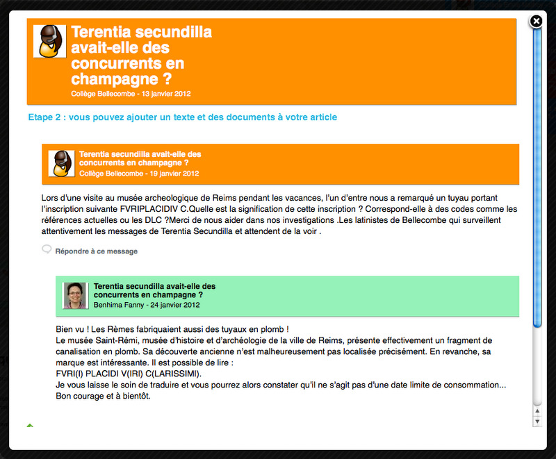 apport des intervenants apport des intervenants